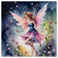Fairy Greeting Cards, Set of 4 Designs, Bulk Pack of Cards