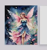 Fairy Greeting Cards, Set of 4 Designs, Bulk Pack of Cards
