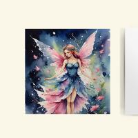Fairy Greeting Cards, Set of 4 Designs, Bulk Pack of Cards