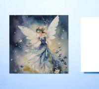 Fairy Greeting Cards, Set of 4 Designs, Bulk Pack of Cards