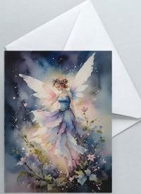 Fairy Greeting Cards, Set of 4 Designs, Bulk Pack of Cards