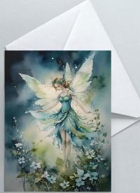 Fairy Greeting Cards, Set of 4 Designs, Bulk Pack of Cards