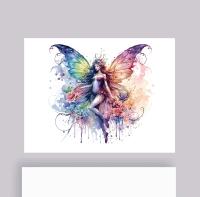 Fairy Greeting Cards, Set of 5 Designs, Bulk Pack of Cards