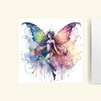 Fairy Greeting Cards, Set of 5 Designs, Bulk Pack of Cards