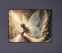 Fairy Print - Framed or Unframed - Original Art - Print on Paper
