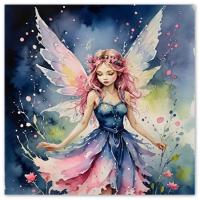 Fairy Greeting Cards, Set of 4 Designs, Bulk Pack of Cards