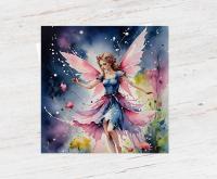 Fairy Greeting Cards, Set of 4 Designs, Bulk Pack of Cards