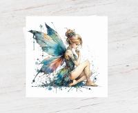 Fairy Greeting Cards, Set of 2 Designs, Bulk Pack of Cards
