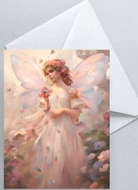 Fairy Greeting Cards, Set of 4 Designs, Bulk Pack of Cards