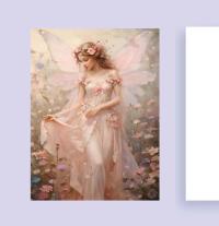 Fairy Greeting Cards, Set of 5 Designs, Bulk Pack of Cards
