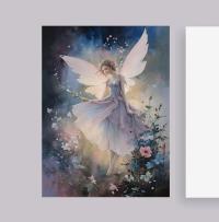 Fairy Greeting Cards, Set of 5 Designs, Bulk Pack of Cards