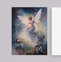 Fairy Greeting Cards, Set of 5 Designs, Bulk Pack of Cards
