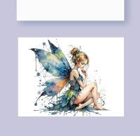 Fairy Greeting Cards, Set of 4 Designs, Bulk Pack of Cards