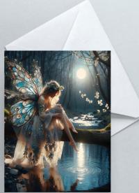 Fairy Greeting Cards, Set of 4 Designs, Bulk Pack of Cards