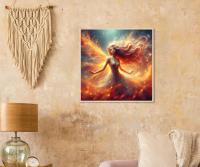 Fire Fairy - Original Art Print - Framed or Unframed