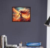 Fire Fairy - Original Art Print - Framed or Unframed