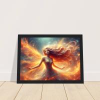 Fire Fairy - Original Art Print - Framed or Unframed