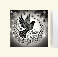 Dove of Peace, Set of 4 Designs, Christmas Cards, Holiday Bulk Pack of Cards