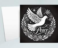 Dove of Peace - Bulk Pack of Christmas Greeting Cards, Holiday Cards, Square