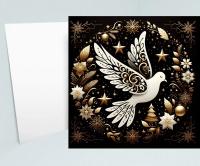 Dove of Peace - Bulk Pack of Christmas Greeting Cards, Holiday Cards, Square