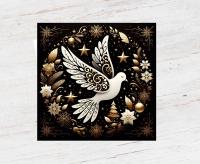 Dove of Peace - Bulk Pack of Christmas Greeting Cards, Holiday Cards, Square