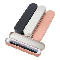 Pencil Box Tin - Hinged, Craft Storage, Travel Tin, Pencil and Pen Box