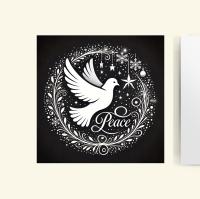 Dove of Peace, Set of 4 Designs, Christmas Cards, Holiday Bulk Pack of Cards