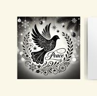 Dove of Peace - Bulk Pack of Christmas Greeting Cards, Holiday Cards, Square