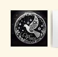 Dove of Peace - Bulk Pack of Christmas Greeting Cards, Holiday Cards, Square