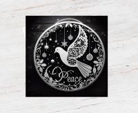 Dove of Peace - Bulk Pack of Christmas Greeting Cards, Holiday Cards, Square