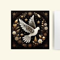 Dove of Peace - Bulk Pack of Christmas Greeting Cards, Holiday Cards, Square