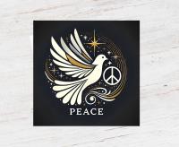 Dove of Peace - Bulk Pack of Christmas Greeting Cards, Holiday Cards, Square