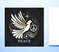 Dove of Peace - Bulk Pack of Christmas Greeting Cards, Holiday Cards, Square