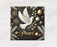 Dove of Peace - Bulk Pack of Christmas Greeting Cards, Holiday Cards, Square
