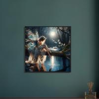 Fairy, Original Art Print, Framed or Unframed