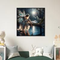 Fairy, Original Art Print, Framed or Unframed