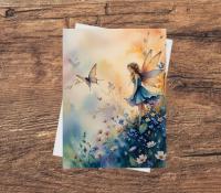 Fairy - Greeting Cards - Fae Note Cards, Single or Bulk Pack of 10
