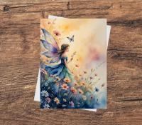 Fairy - Greeting Cards - Fae Note Cards, Single or Bulk Pack of 10