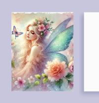 Set of 3 Designs, Fairy Greeting Cards, Bulk Pack of Cards