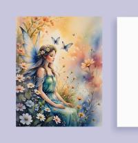 Set of 3 Designs, Fairy Greeting Cards, Bulk Pack of Cards