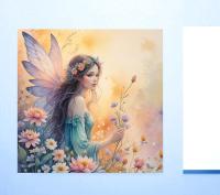 Set of 2 Designs, Fairy Greeting Cards, Bulk Pack of Cards
