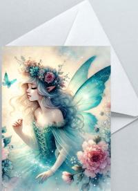 Set of 3 Designs, Fairy Greeting Cards, Bulk Pack of Cards