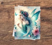 Set of 3 Designs, Fairy Greeting Cards, Bulk Pack of Cards