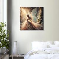 Wood Print, Fairy, Original Art, Print on Wood, Ready to Hang