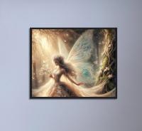 Wood Print, Fairy, Original Art, Print on Wood, Ready to Hang