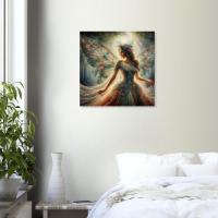 Wood Print, Fairy, Original Art, Print on Wood, Ready to Hang