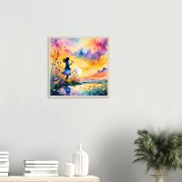 Floral Print - Framed or Unframed - Original Art - Print on Paper