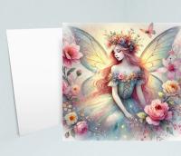 Set of 3 Designs, Fairy Greeting Cards, Bulk Pack of Cards