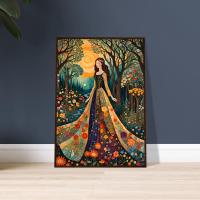 Floral Forest, Original Art, Framed or Unframed, Print on Paper