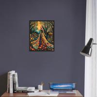 Floral Forest, Original Art, Framed or Unframed, Print on Paper